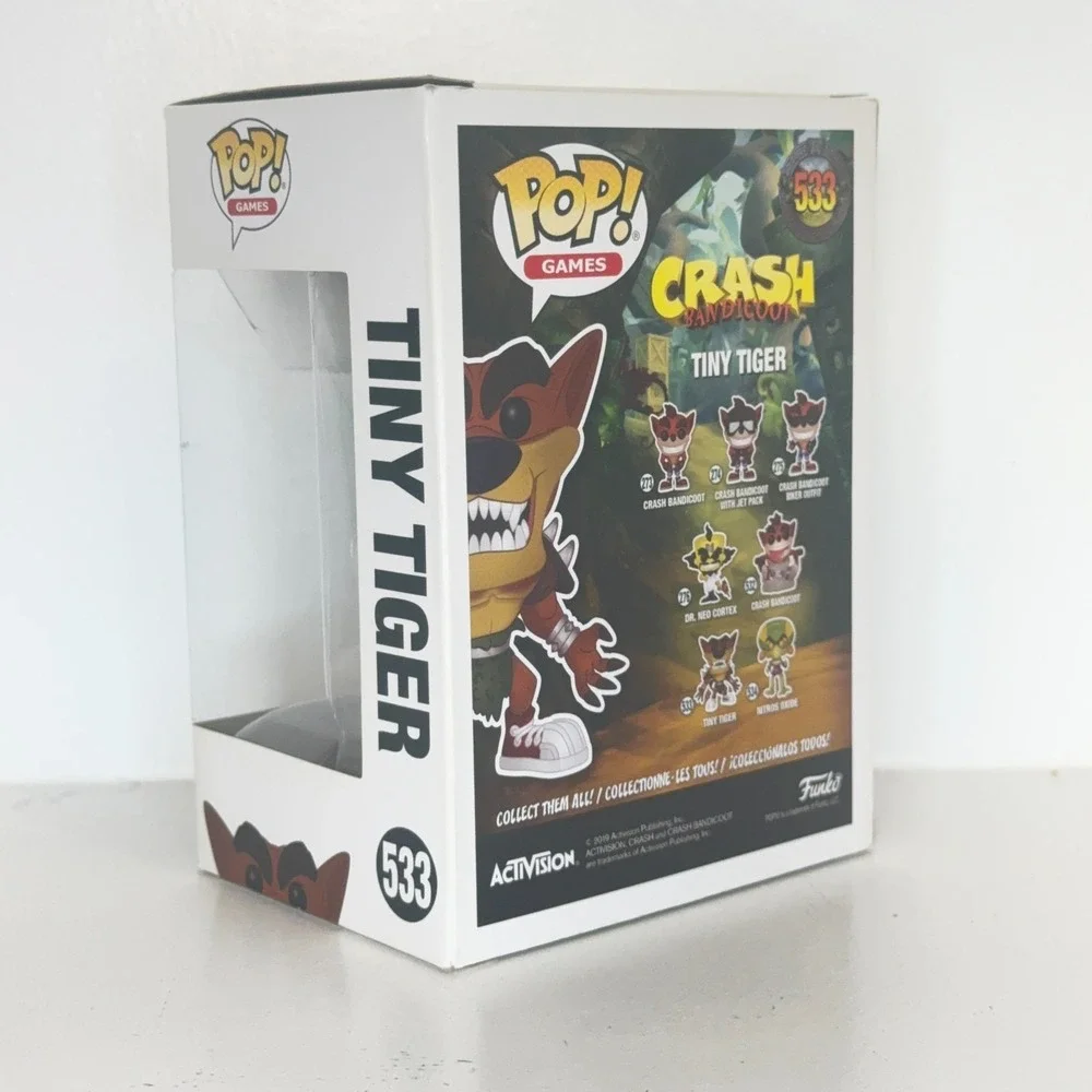 Funko Pop Tiny Tiger #533 Crash Bandicoot GameStop Exclusive Vinyl